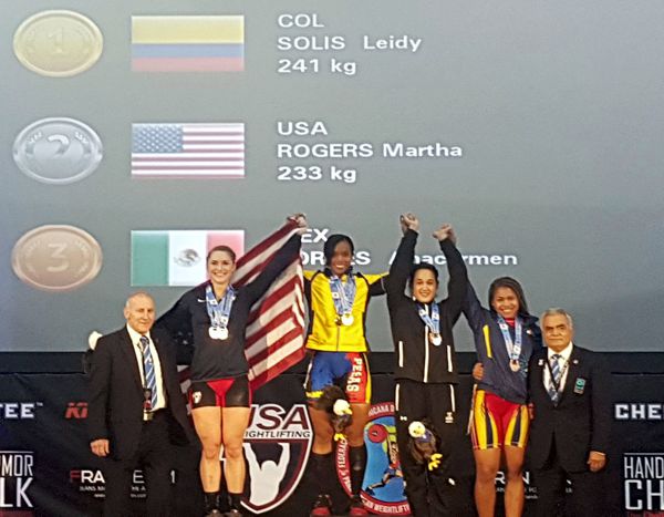 15 Medallas en Panamericano de pesas