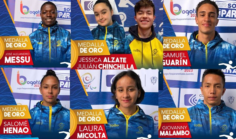 ASÍ VA COLOMBIA EN LOS JUEGOS PARAPANAMERICANOS JUVENILES BOGOTÁ 2023