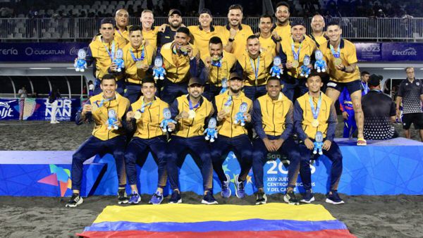 COLOMBIA SE CONSAGRÓ CAMPEONA DE FÚTBOL PLAYA EN LOS CENTROAMERICANOS Y DEL CARIBE SAN SALVADOR 2023