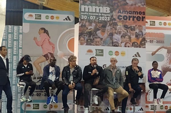 RUEDA DE PRENSA ATLETAS NACIONALES E INTERNACIONALES MEDIA MARATÓN DE BOGOTA 2023