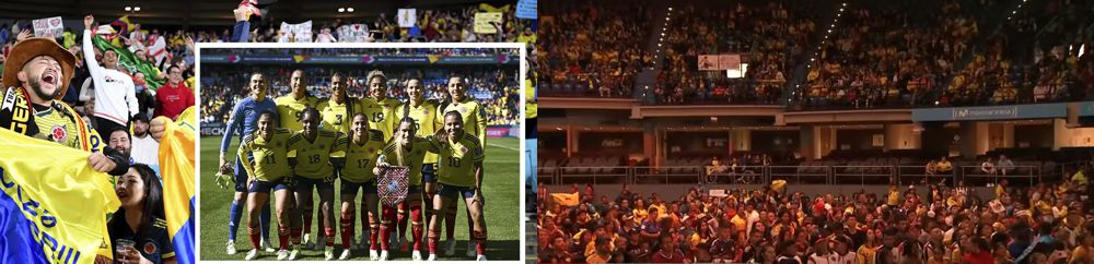 HOMENAJE SELECCIÓN COLOMBIA FEMENINA DE MAYORES