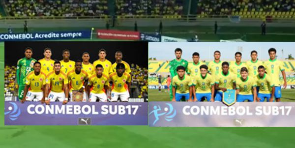 COLOMBIA Y BRASIL JUGARÁN POR EL TÍTULO DEL CONMEBOL SUDAMERICANO SUB-17
