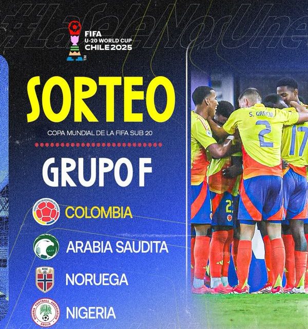 SORTEO COPA MUNDIAL SUB-20 DE LA FIFA CHILE 2025