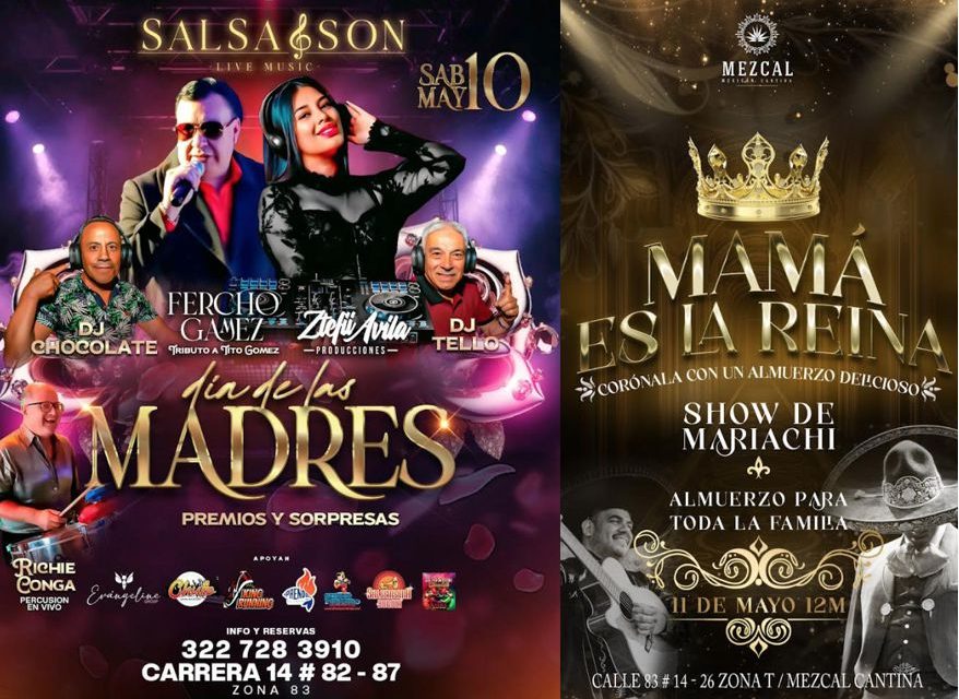 UN FIN DE SEMANA MUSICAL EN BOGOTÁ: TRIBUTO A TITO GÓMEZ Y SHOW DE MARIACHI PARA MAMÁ