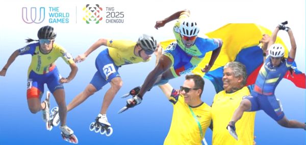 YA ESTÁ LISTA LA SELECCIÓN DE PATINAJE DE VELOCIDAD QUE REPRESENTARÁ A COLOMBIA EN LOS WORLD GAMES 2025