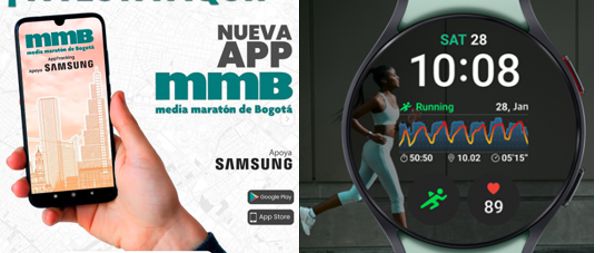 SAMSUNG, PRESENTA NUEVA TECNOLOGÍA PARA LA MEDIA MARATÓN DE BOGOTÁ 2025