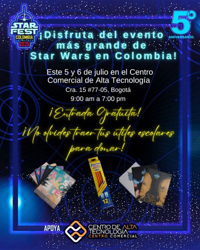 ¡LLEGA EL FESTIVAL PARA TODOS LOS AMANTES DE STAR WARS!