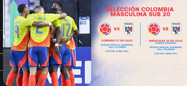 CONVOCATORIA SELECCIÓN COLOMBIA MASCULINA SUB-20 PARA MICROCICLO DE TRABAJO