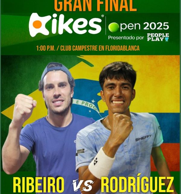 EL COLOMBIANO JOHAN RODRÍGUEZ Y EL BRASILEÑO EDUARDO RIBEIRO DISPUTARÁN EL TÍTULO DEL KIKES OPEN 2025