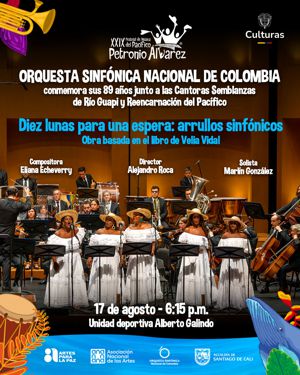 LA SINFÓNICA NACIONAL CONMEMORA SUS 89 AÑOS DE HISTORIA EN EL FESTIVAL PETRONIO ÁLVAREZ 2025