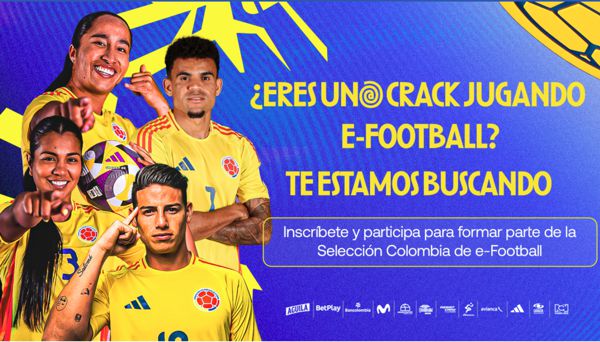 LA FCF ABRE CONVOCATORIA NACIONAL PARA FORMAR PARTE DE LA SELECCIÓN COLOMBIA DE eFOOTBALL