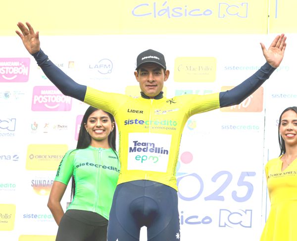 DIEGO CAMARGO DEL TEAM MEDELLÍN EPM FUE EL GANADOR DE LA SEXTA ETAPA DEL CLÁSICO RCN SISTECRÉDITO 2025