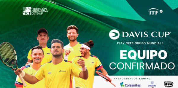 EQUIPO DE COLOMBIA PARA ENFRENTAR A ESLOVAQUIA EN COPA DAVIS