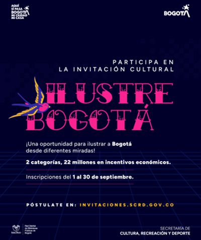 “ILUSTRE BOGOTÁ 2025”: LA INVITACIÓN QUE CONVERTIRÁ LA CIUDAD EN UN LIENZO COLECTIVO