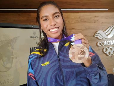 NATALIA LINARES MEDALLISTA DE BRONCE EN EL MUNDIAL DE TOKIO, REGRESÓ A COLOMBIA