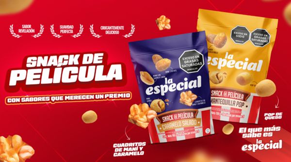 MANÍ LA ESPECIAL LANZÓ «SNACK DE PELÍCULA», NUEVA LÍNEA DE PASABOCAS PARA LOS AMANTES DEL CINE EN CASA
