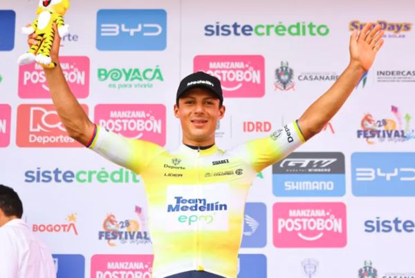 WILMAR PAREDES DEL TEAM MEDELLÍN – EPM FUE EL GANADOR DE LA PRIMERA ETAPA DEL CLÁSICO RCN SISTECRÉDITO 2025