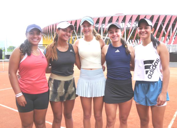 CINCO TENISTAS COLOMBIANAS SE INSTALARON EN EL CUADRO PRINCIPAL DEL IBAGUÉ OPEN