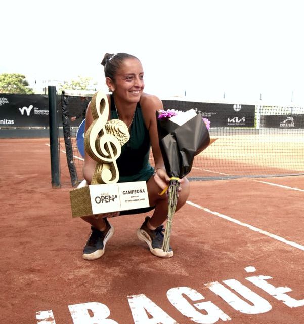 JAZMÍN ORTENZI DE ARGENTINA SE QUEDÓ CON EL TÍTULO DEL IBAGUÉ OPEN