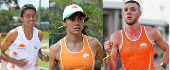MAURICIO GONZÁLEZ, MARÍA FERNANDA MONTOYA Y CARLOS MARIO PATIÑO, COMPETIRÁN EL DOMINGO