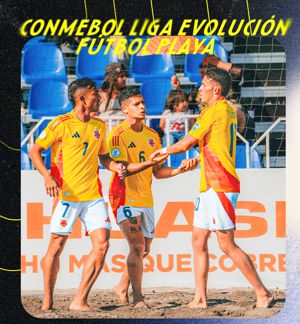 FIXTURE DE LAS SELECCIONES COLOMBIA MASCULINAS, SUB-20 Y MAYORES, EN LA CONMEBOL LIGA EVOLUCIÓN DE FÚTBOL PLAYA – ZONA NORTE 2025