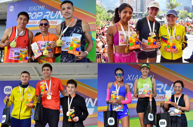 CON LA XIAOMI POP RUN FINALIZÓ EL CALENDARIO DEPORTIVO DEL RUNNING BOGOTANO 2025