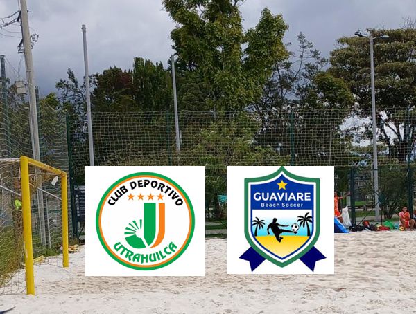 UTRAHUILCA Y GUAVIARE CLASIFICARON POR EL GRUPO 1 A LA FASE FINAL DEL NACIONAL MASCULINO DE FÚTBOL PLAYA, PRECOPA LIBERTADORES