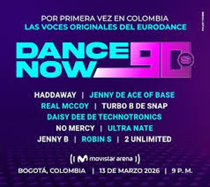 ¡POR PRIMERA VEZ EN COLOMBIA! DANCE NOW TOUR 2026 LLEGA A BOGOTÁ CON LAS VOCES ORIGINALES DEL EURODANCE