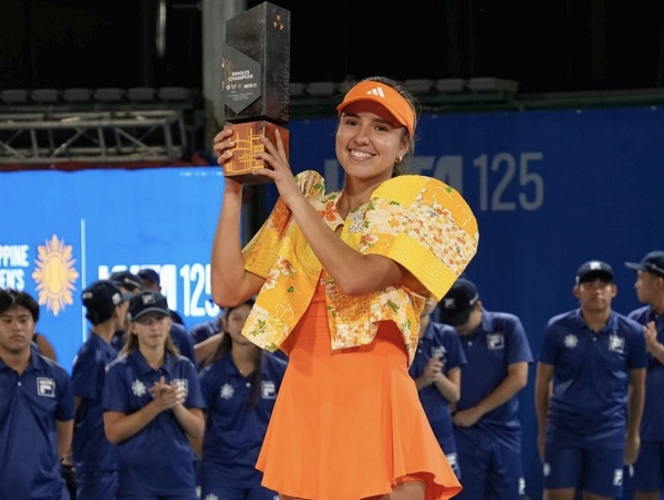 MARÍA CAMILA OSORIO SE CONSAGRÓ CAMPEONA EN EL WTA 125 DE FILIPINAS