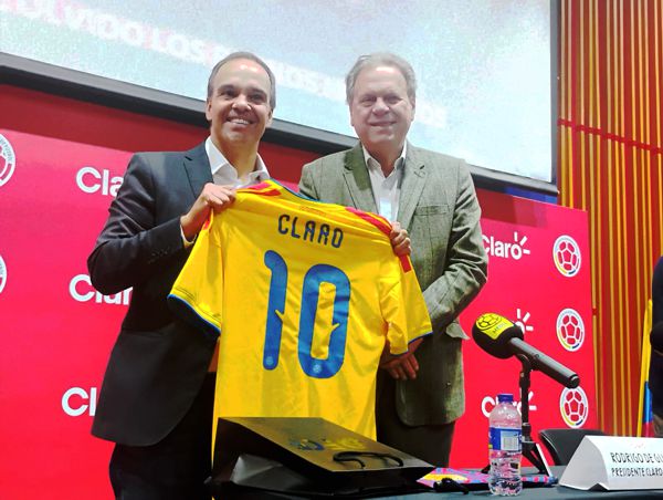 CLARO ES DESDE MARZO EL NUEVO PATROCINADOR DE LA FEDERACIÓN COLOMBIANA DE FÚTBOL