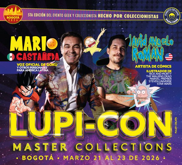 LUPICON 5.0 ANUNCIA A MARIO CASTAÑEDA, LA VOZ DE GOKÚ, COMO INVITADO INTERNACIONAL EN BOGOTÁ
