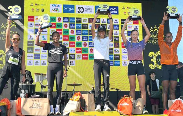 LAURA ESPINOSA PRIMERA EN LOS 21K DE LA MARATÓN DE SÃO PAULO