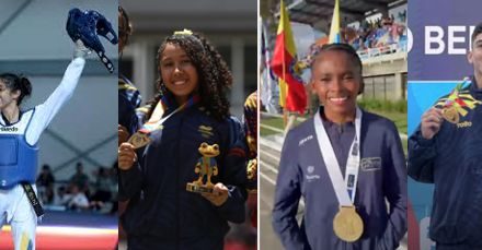 14 MEDALLAS PARA COLOMBIA EN LA JORNADA DEL JUEVES 23 DE ABRIL DE LOS SUDAMERICANOS DE LA JUVENTUD