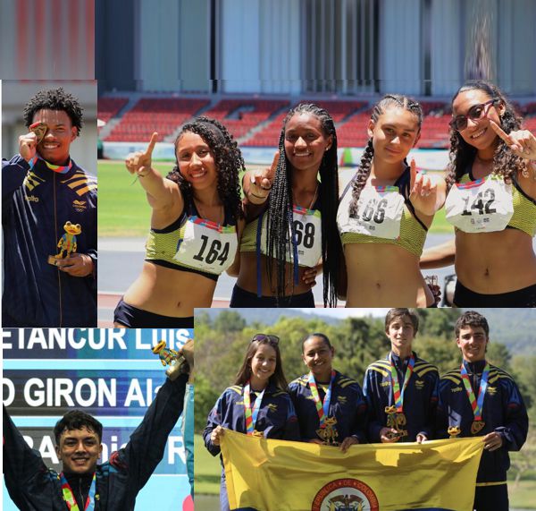 LA JORNADA DEL VIERNES 24 DE ABRIL DE LOS SUDAMERICANOS DE LA JUVENTUD DEJÓ 13 MEDALLAS PARA COLOMBIA