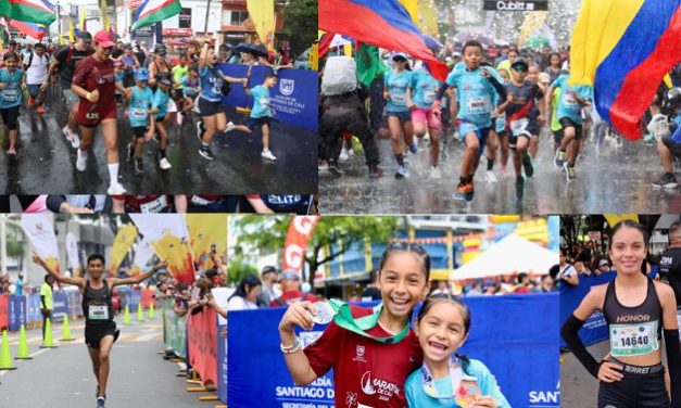COLOR, ALEGRÍA Y DEPORTE EN FAMILIA EN EL PRIMER DÍA DE LA MARATÓN DE CALI