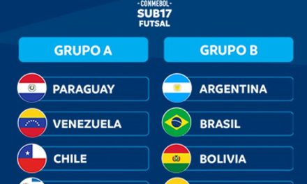 SORTEO FASE DE GRUPOS CONMEBOL SUB17 FUTSAL 2026