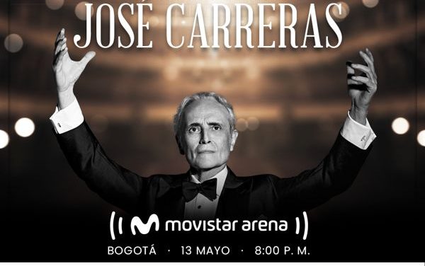 JOSÉ CARRERAS ANUNCIA SU CONCIERTO DE DESPEDIDA EN BOGOTÁ