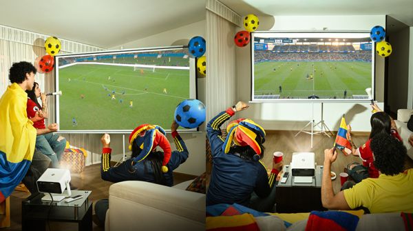LA EXPERIENCIA DE VER FÚTBOL CAMBIA EN COLOMBIA: PROYECTORES SE POSICIONAN DE CARA AL MUNDIAL 2026