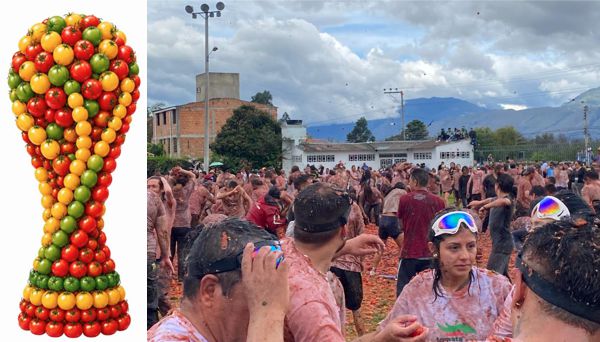 LA GRAN TOMATINA COLOMBIANA, ESTA VEZ TAMBIÉN ES MUNDIAL…