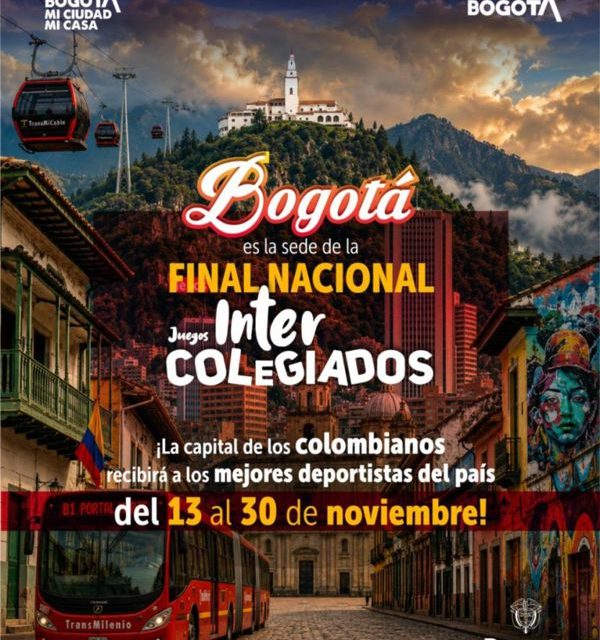BOGOTÁ FUE DESIGNADA COMO SEDE DE LA FINAL NACIONAL DE LOS JUEGOS INTERCOLEGIADOS 2026