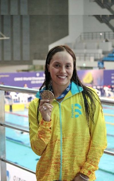 PAULA AGUIRRE SE CONSAGRÓ CAMPEONA MUNDIAL DE NATACIÓN CON ALETAS EN INCHEON