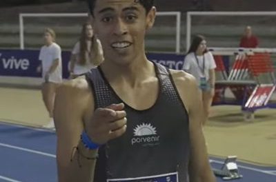 PEDRO MARÍN ESTABLECIÓ RÉCORD NACIONAL MAYORES