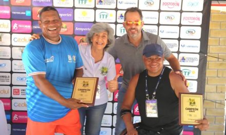 ELIECER OQUENDO SE CONSAGRÓ CAMPEÓN EN LA MODALIDAD DE DOBLES DEL BARRANQUILLA OPEN DE TENIS EN SILLA DE RUEDAS