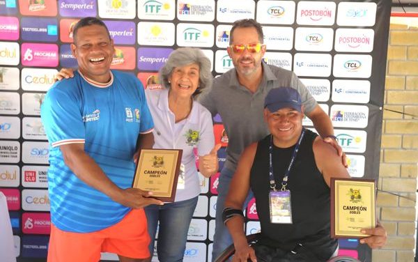 ELIECER OQUENDO SE CONSAGRÓ CAMPEÓN EN LA MODALIDAD DE DOBLES DEL BARRANQUILLA OPEN DE TENIS EN SILLA DE RUEDAS