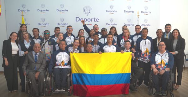 ENTREGA DEL PABELLÓN NACIONAL A LA DELEGACIÓN COLOMBIANA QUE PARTICIPARÁ EN LOS II JUEGOS PARASURAMERICANOS VALLEDUPAR 2026