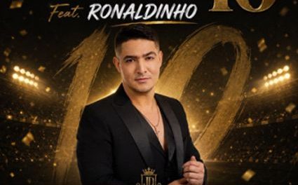 JULIÁN DAZA SE UNE A RONALDINHO EN “LA DIEZ”, EL NUEVO HIMNO ENTRE FÚTBOL Y MÚSICA