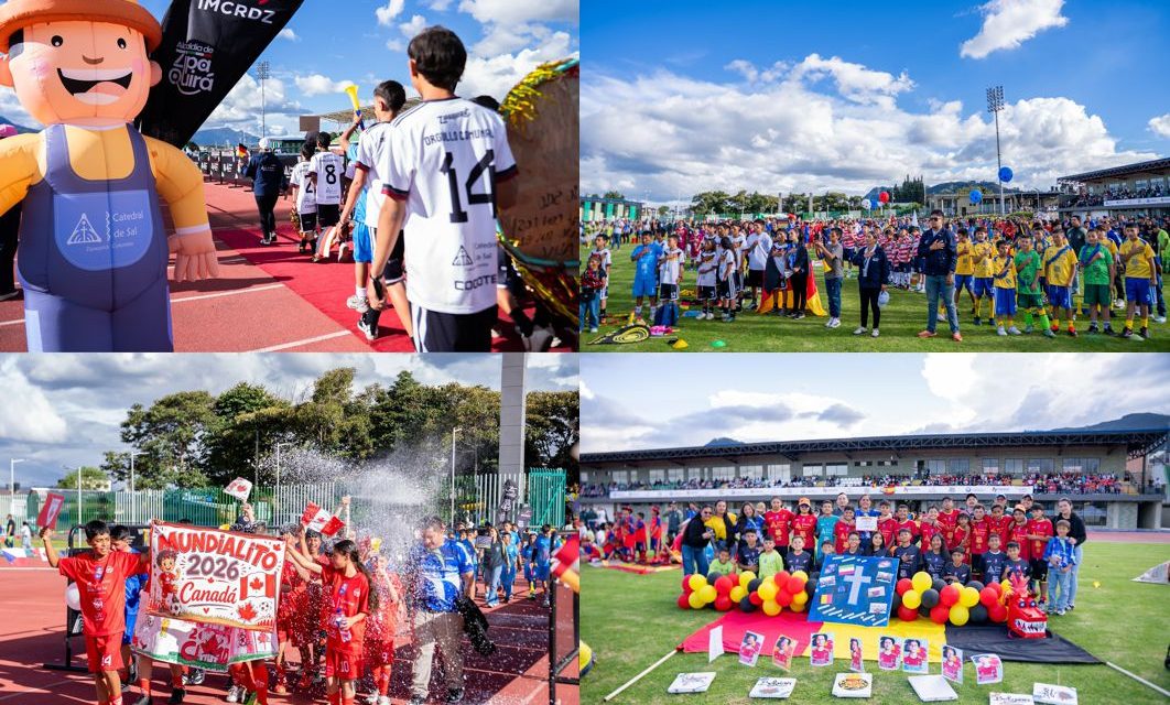 NIÑOS PROTAGONIZAN EL PRIMER MUNDIALITO EN LA CATEDRAL DE SAL DE ZIPAQUIRÁ