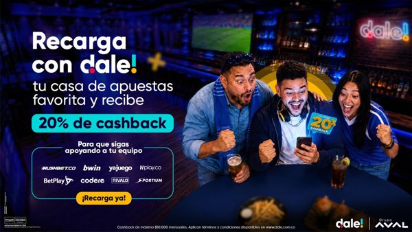 DALE! HABILITA LA RECARGA A CASAS DE APUESTAS DEPORTIVAS DESDE LA BILLETERA DIGITAL