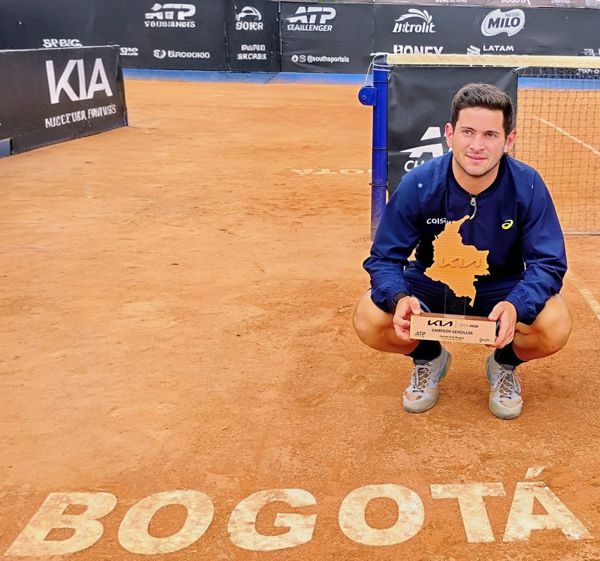 NICOLÁS MEJÍA SE CONSAGRÓ CAMPEÓN DEL KIA OPEN BOGOTÁ 2026 CHALLENGER ATP75