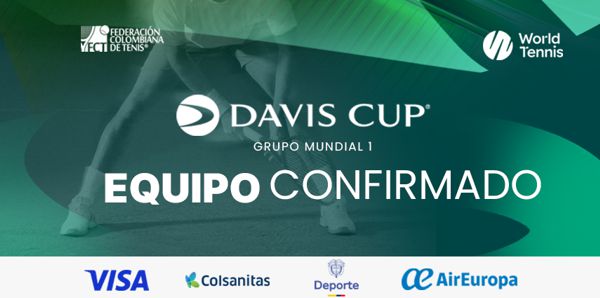 EQUIPO COLOMBIA CONVOCADO PARA JUGAR COPA DAVIS